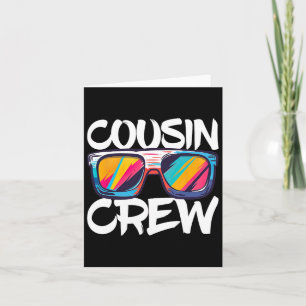 Cousin Crew Adults Kids Matching Cousin Crew Card