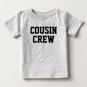Cousin Crew Black Matching Kids Baby T-Shirt