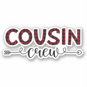 Cousin Crew Buffalo Plaid Pattern Christmas