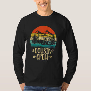 Cousin Crew Camping Outdoor Sunset Summer Camp 1 T-Shirt