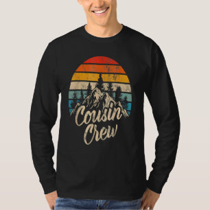 Cousin Crew Camping Outdoor Sunset Summer Camp T-Shirt