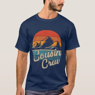 Cousin Crew Camping Outr Sunset Summer Camp friend T-Shirt