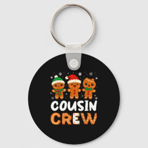 Cousin Crew Christmas 2025 Cookie Kids Boy Girl Fa Keychain