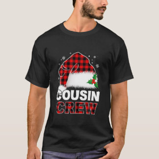 Cousin Crew Christmas Butiflo Plaid Red Xmas Funny T-Shirt
