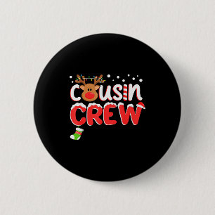 Cousin Crew Christmas Kids Cousins Christmas Match 2 Inch Round Button