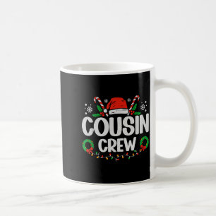 Cousin Crew Christmas Lights Family Matching Pajam Coffee Mug