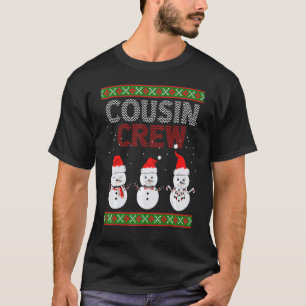 Cousin Crew Christmas Pajamas Gnome Tree Merry Xma T-Shirt