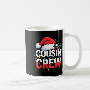 Cousin Crew Christmas Reindeer Antlers Hat Lights  Coffee Mug
