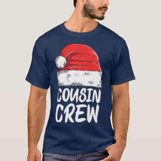Cousin Crew Christmas Santa Matching Family Xmas P T-Shirt