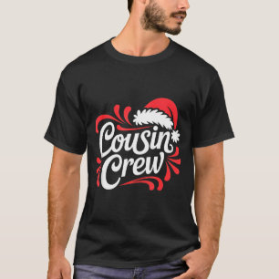 Cousin Crew Christmas Xmas Lights Family Matching T-Shirt