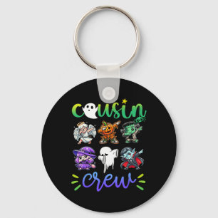 Cousin Crew Dabbing Halloween Boys Skeleton Zombie Keychain