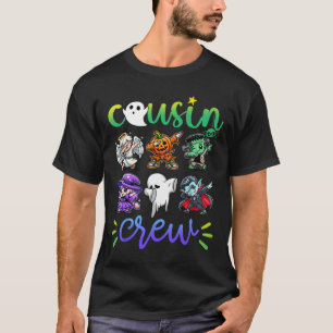 Cousin Crew Dabbing Halloween Boys Skeleton Zombie T-Shirt