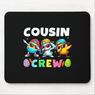 Cousin Crew Easter Bunny Family Matching Girls Boy Mouse Pad