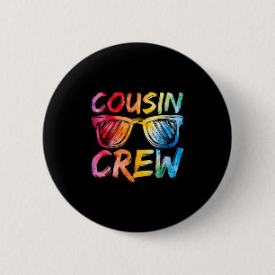 Cousin Crew Family Matching Cousin Boys Girls Kids 2 Inch Round Button