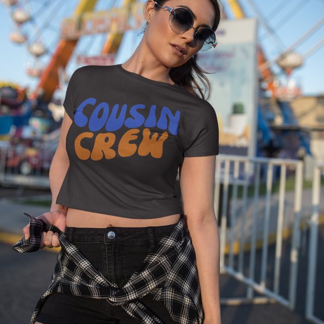 Cousin Crew Family Matching Retro T-Shirt (Creator Uploaded)