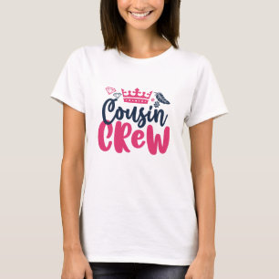 Cousin Crew Girls and Boys Family Reunion T-Shirt