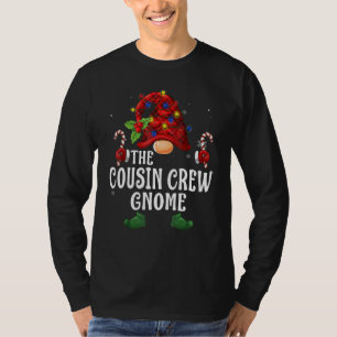 Cousin Crew Gnome Buffalo Plaid Matching Family Ch T-Shirt