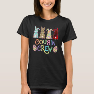 Cousin Crew Happy Easter Family Matching Leopard B T-Shirt