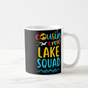 Cousin Crew Lake Squad 2024 Summer Vacation Family Coffee Mug