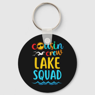 Cousin Crew Lake Squad 2025 Summer Vacation Family Keychain