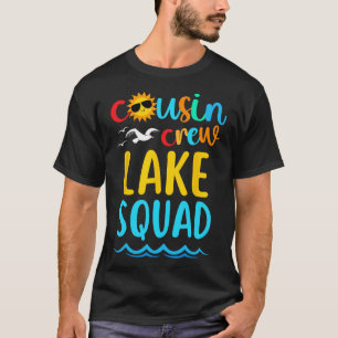 Cousin Crew Lake Squad 2025 Summer Vacation Family T-Shirt