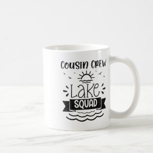 Cousin Crew Lake Squad Family Reunion Summer Water Coffee Mug
