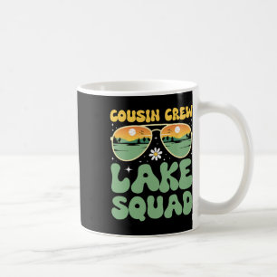 Cousin Crew Lake Squad Sunset Family Camping Summe Coffee Mug
