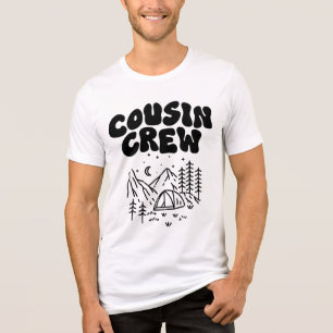 Cousin Crew Matching Family Reunion Summer Camp Tri-Blend Shirt