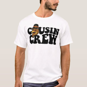 Cousin Crew Matching Family Thanksgiving Crew T-Shirt