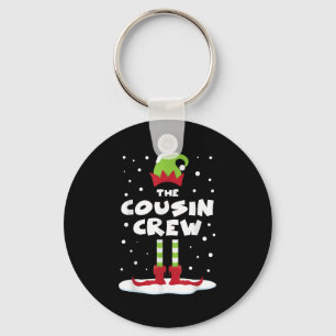 Cousin Crew Matching Group Family Holiday Xmas Cos Keychain