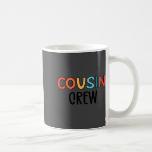 Cousin Crew Matching Retro Family Cousin Squad Coffee Mug