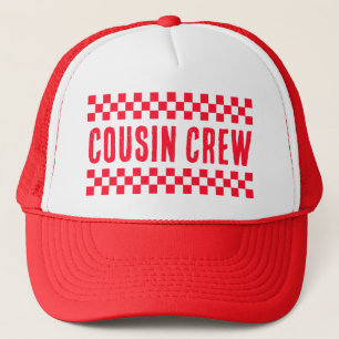 Cousin Crew Matching Retro Family Reunion Trucker Hat