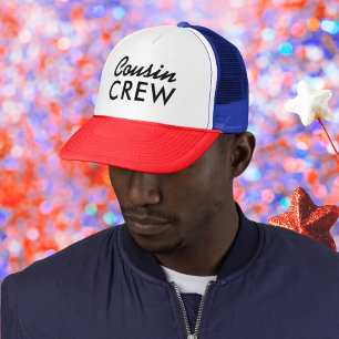Cousin Crew Matching Trendy Family Reunion Trucker Hat