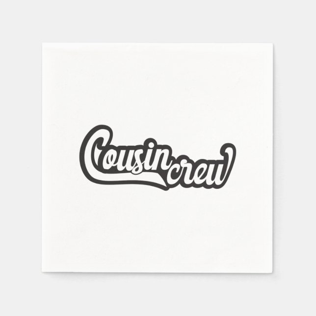 Cousin Crew Napkin (Front)