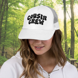 Cousin Crew Retro Matching Cousin Family Reunion Trucker Hat