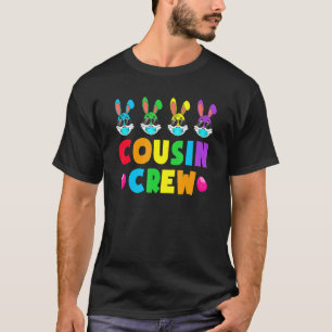 Cousin Crew S Squad Easter Day Cute Bunny Kids Tod T-Shirt