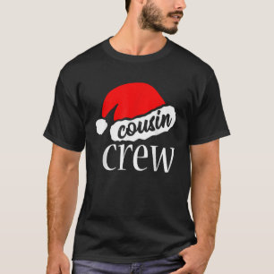 Cousin Crew Santa Red Plaid Xmas Funny Christmas P T-Shirt