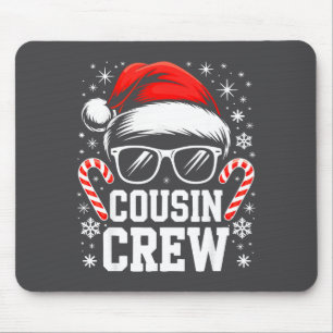 Cousin Crew Shirt Adults Kids Matching Christmas G Mouse Pad