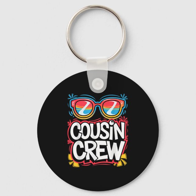 Cousin Crew Shirt Adults Kids Matching Cousin Givi Keychain (Front)