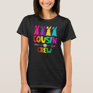 Cousin Crew Squad Easter Day Cute Bunny Kids Todd T-Shirt