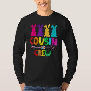 Cousin Crew Squad Easter Day Cute Bunny Kids Todd T-Shirt