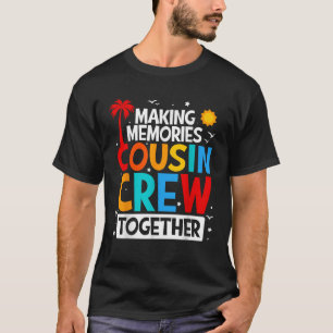 Cousin Crew Summer Vacation Beach Family Trips Mat T-Shirt