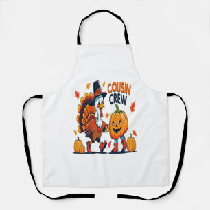 Cousin Crew Thanksgiving Pumpkin Apron