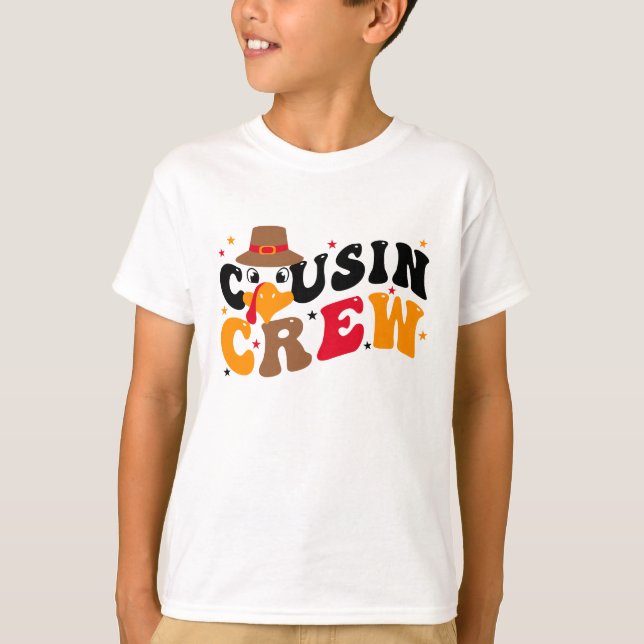 Cousin Crew Thanksgiving T-Shirt (Front)