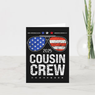 Cousin Crew Trip 2025 Summer Family Reunion Weeken Card