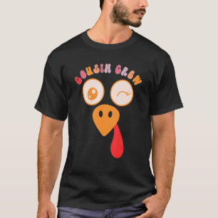 Cousin Crew Turkey Cute Family Thanksgiving Pajama T-Shirt