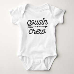 Cousin Crew With Heart Baby Bodysuit