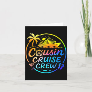 Cousin Cruise Crew Trocal Summer Vacation Matching Card