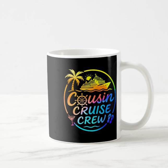 Cousin Cruise Crew Trocal Summer Vacation Matching Coffee Mug (Right)