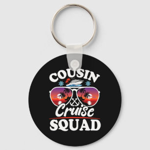 Cousin Cruise Squad 2025 Cruise Ship Party Group V Keychain